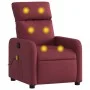 Roter Stoff-Massagestuhl mit Liegefunktion von , Sessel - Ref: Foro24-374177, Preis: 223,44 €, Rabatt: %