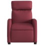 Sillón de masaje reclinable de tela color vino tinto by , Armchairs - Ref: Foro24-374177, Price: 227,29 €, Discount: %