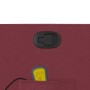 Sillón de masaje reclinable de tela color vino tinto by , Armchairs - Ref: Foro24-374177, Price: 227,29 €, Discount: %