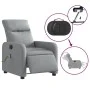 Sillón reclinable de masaje eléctrico tela gris claro by , Armchairs - Ref: Foro24-3206690, Price: 267,80 €, Discount: %