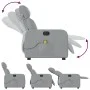 Sillón reclinable de masaje eléctrico tela gris claro by , Armchairs - Ref: Foro24-3206690, Price: 267,80 €, Discount: %