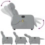 Sillón reclinable de masaje eléctrico tela gris claro de , Sillones - Ref: Foro24-3206690, Precio: 252,70 €, Descuento: %