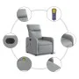 Sillón reclinable de masaje eléctrico tela gris claro by , Armchairs - Ref: Foro24-3206690, Price: 267,80 €, Discount: %