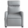 Sillón reclinable de masaje eléctrico tela gris claro de , Sillones - Ref: Foro24-3206690, Precio: 252,70 €, Descuento: %