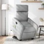 Leicht grauer Stoff-Fußmassagestuhl mit Liegefunktion. von , Sessel - Ref: Foro24-3206708, Preis: 303,35 €, Rabatt: %