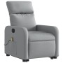 Leicht grauer Stoff-Fußmassagestuhl mit Liegefunktion. von , Sessel - Ref: Foro24-3206708, Preis: 283,67 €, Rabatt: %