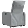 Leicht grauer Stoff-Fußmassagestuhl mit Liegefunktion. von , Sessel - Ref: Foro24-3206708, Preis: 303,35 €, Rabatt: %