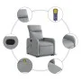 Leicht grauer Stoff-Fußmassagestuhl mit Liegefunktion. von , Sessel - Ref: Foro24-3206708, Preis: 303,35 €, Rabatt: %