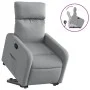 Sillón reclinable elevable de tela gris claro by , Armchairs - Ref: Foro24-3206699, Price: 257,98 €, Discount: %