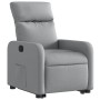 Sillón reclinable elevable de tela gris claro de , Sillones - Ref: Foro24-3206699, Precio: 242,86 €, Descuento: %