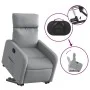 Sillón reclinable elevable de tela gris claro by , Armchairs - Ref: Foro24-3206699, Price: 257,98 €, Discount: %