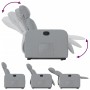 Sillón reclinable elevable de tela gris claro de , Sillones - Ref: Foro24-3206699, Precio: 242,86 €, Descuento: %