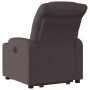 Verstellbarer Aufstehsessel aus dunkelbraunem Stoff von , Sessel - Ref: Foro24-3206650, Preis: 272,18 €, Rabatt: %