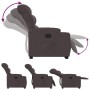 Verstellbarer Aufstehsessel aus dunkelbraunem Stoff von , Sessel - Ref: Foro24-3206650, Preis: 272,18 €, Rabatt: %