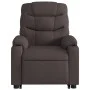 Verstellbarer Aufstehsessel aus dunkelbraunem Stoff von , Sessel - Ref: Foro24-3206650, Preis: 329,18 €, Rabatt: %