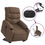 Sillón eléctrico reclinable elevable de tela marrón by , Armchairs - Ref: Foro24-3206667, Price: 350,66 €, Discount: %