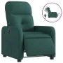 Sillón reclinable eléctrico tela verde oscuro de , Sillones - Ref: Foro24-3206783, Precio: 239,53 €, Descuento: %