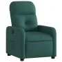Sillón reclinable eléctrico tela verde oscuro de , Sillones - Ref: Foro24-3206783, Precio: 239,53 €, Descuento: %