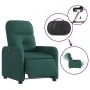 Sillón reclinable eléctrico tela verde oscuro de , Sillones - Ref: Foro24-3206783, Precio: 239,53 €, Descuento: %