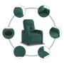 Elektrischer Relaxsessel aus dunkelgrünem Stoff von , Sessel - Ref: Foro24-3206783, Preis: 231,46 €, Rabatt: %