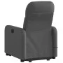 Silla de masaje reclinable de pie de tela gris oscuro by , Armchairs - Ref: Foro24-3206805, Price: 269,78 €, Discount: %