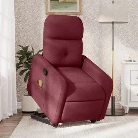 Verstellbarer Massage-Fernsehsessel aus rotem Stoff von , Sessel - Ref: Foro24-3206807, Preis: 287,90 €, Rabatt: %