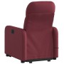 Sillón reclinable de masaje elevable tela rojo tinto by , Armchairs - Ref: Foro24-3206807, Price: 268,96 €, Discount: %