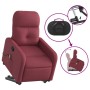 Sillón reclinable de masaje elevable tela rojo tinto by , Armchairs - Ref: Foro24-3206807, Price: 268,96 €, Discount: %