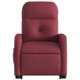 Sillón reclinable de masaje elevable tela rojo tinto by , Armchairs - Ref: Foro24-3206807, Price: 268,96 €, Discount: %