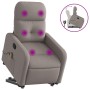 Verstellbarer Massage-Fernsehsessel aus grauem Taupe-Stoff. von , Sessel - Ref: Foro24-3206811, Preis: 283,76 €, Rabatt: %