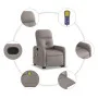 Verstellbarer Massage-Fernsehsessel aus grauem Taupe-Stoff. von , Sessel - Ref: Foro24-3206811, Preis: 309,31 €, Rabatt: %