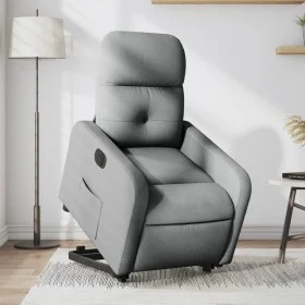 Elektrischer verstellbarer Aufstehsessel aus hellem grauem Stoff. von , Sessel - Ref: Foro24-3206813, Preis: 317,24 €, Rabatt: %