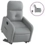 Sillón eléctrico reclinable elevable de tela gris claro by , Armchairs - Ref: Foro24-3206813, Price: 317,24 €, Discount: %