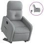 Sillón eléctrico reclinable elevable de tela gris claro by , Armchairs - Ref: Foro24-3206813, Price: 293,79 €, Discount: %