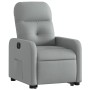 Sillón eléctrico reclinable elevable de tela gris claro by , Armchairs - Ref: Foro24-3206813, Price: 293,79 €, Discount: %