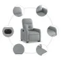 Sillón eléctrico reclinable elevable de tela gris claro by , Armchairs - Ref: Foro24-3206813, Price: 317,24 €, Discount: %
