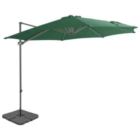 Gartenschirm mit grünem tragbarem Sockel von vidaXL, Sonnenschirme - Ref: Foro24-276340, Preis: 163,94 €, Rabatt: %