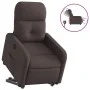 Elektrischer verstellbarer Aufstehsessel aus dunkelbraunem Stoff. von , Sessel - Ref: Foro24-3206818, Preis: 320,66 €, Rabatt: %