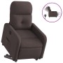 Sillón eléctrico reclinable elevable de tela marrón oscuro by , Armchairs - Ref: Foro24-3206818, Price: 297,16 €, Discount: %