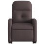Sillón eléctrico reclinable elevable de tela marrón oscuro by , Armchairs - Ref: Foro24-3206818, Price: 297,16 €, Discount: %