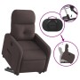 Sillón eléctrico reclinable elevable de tela marrón oscuro by , Armchairs - Ref: Foro24-3206818, Price: 297,16 €, Discount: %