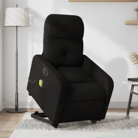 Sillón de masaje eléctrico reclinable elevable tela negro by , Armchairs - Ref: Foro24-3206824, Price: 351,17 €, Discount: %