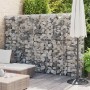 Muro de gaviones con cubiertas acero galvanizado 300x30x200 cm