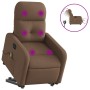Sillón de masaje eléctrico reclinable elevable tela marrón by , Armchairs - Ref: Foro24-3206826, Price: 327,90 €, Discount: %