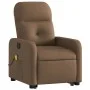 Sillón de masaje eléctrico reclinable elevable tela marrón by , Armchairs - Ref: Foro24-3206826, Price: 350,83 €, Discount: %