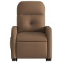 Sillón de masaje eléctrico reclinable elevable tela marrón by , Armchairs - Ref: Foro24-3206826, Price: 327,90 €, Discount: %