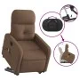 Sillón de masaje eléctrico reclinable elevable tela marrón by , Armchairs - Ref: Foro24-3206826, Price: 350,83 €, Discount: %