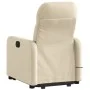 Sillón de masaje eléctrico reclinable elevable tela crema de , Sillones - Ref: Foro24-3206830, Precio: 339,07 €, Descuento: %