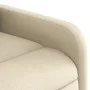 Sillón de masaje eléctrico reclinable elevable tela crema de , Sillones - Ref: Foro24-3206830, Precio: 339,07 €, Descuento: %