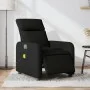 Sillón reclinable de masaje eléctrico tela negro by , Armchairs - Ref: Foro24-3206692, Price: 254,81 €, Discount: %